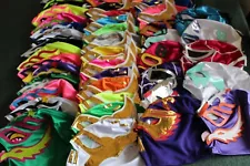 Lot of 240 MIX wrestling masks (80 x, KIDS, YOUNG, ADULT) SPECIAL OFFER cheap