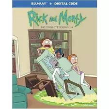 Rick and Morty: Season 1-4 [Blu-Ray Box Set 1 2 3 4] Brand NEW Sealed