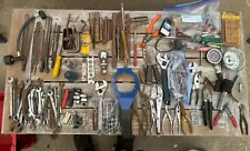 Assortment of tools - HUGE lot of 64 Various Tools - Files Bits Pliers Wrenches