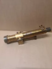 Surveyors Brass Dumpy Level Scope Telescope Part Complete Vintage Antique 19th C