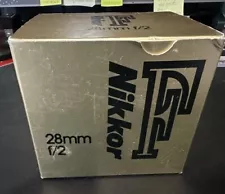 Nikon 28 F2 AIs Lens New In Box