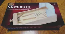 Real Wood Games Tabletop Skee Ball, Net, 5 Steel Balls, Works Well