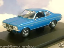 SUPERB OXFORD DIECAST 1/43 1971-75 VAUXHALL FIRENZA SPORT SL BLUEBIRD BLUE VF001