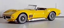 Matchbox Ultra 1969 Chevrolet Corvette Stingray Yellow 1:43 Scale (DC-58