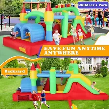 Inflatable Bounce House Obstacle Course Kids Gift Backyard Bouncy House 470Wð