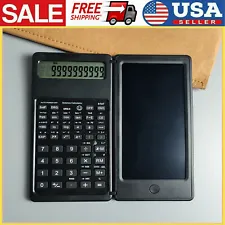 10 Digit LCD Display Engineering Scientific Calculator with Writing Tablet+Pen