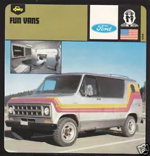 1978 FORD ECONOLINE 150 CHATEAU Van Picture Photo CARD