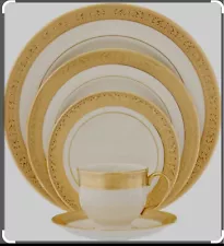 Lenox Westchester China Gold Banded 5Piece Set Four Sets Available For Sale NIB