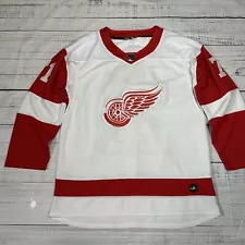 Dylan Larkin Detroit Red Wings Adidas Climalite Jersey Stitched NHL Hockey Sz 50