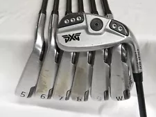 Used PXG 0311 XP Gen5 Iron Set 5-GW Cypher Sixty Regular Flex Graphite Shafts