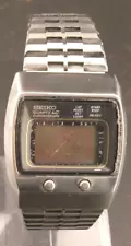 Early Old Seiko Quartz LC 0634-5019 Digital Watch 1970's.