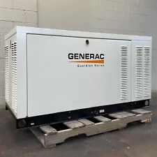 Generac 25KW Standby Generator, 120/240v, 427 hours, Natural Gas/Propane WE SHIP