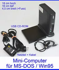 Compact PC Computer for DOS with 300 MHz CPU 128 MB RAM 32 MB DOC SSD USB CD-ROM