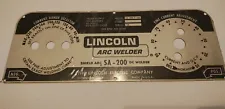 SA-200 Lincoln Welder Shield Arc Short Hood 5 Spot Faceplate M10926