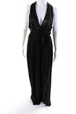 Hutch Womens Tali Jumpsuit Black Size 14 10593230