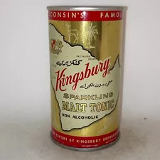 Kingsbury Sparkling Malt Tonic beer can for Saudi Arabia