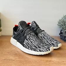 Adidas NMD XR1 Mens Size 11 Primeknit Glitch Camo Black White S32216