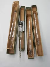 Vintage Lot of 5 Specific Gravity Scale Hydrometers Fisher Mercury