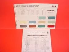 1954 OLDSMOBILE SUPER HOLIDAY 88 COUPE 98 STARFIRE CONVERTIBLE PAINT CHIPS SW