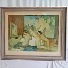 Sir William Russell Flint Signed Print Models For Goddesses 1951 Fox & Reed Ltd.