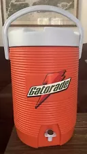 Gatorade Cooler 3 Gallon Dispenser Rubbermaid 1683 CLEAN Orange