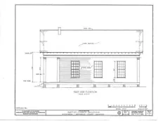 Baptist Church,State Highway 4,Washington,Hempstead County,Arkansas,AR,HABS,6