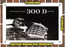 METAL SIGN - 1958 Chrysler 300D