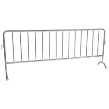 Vestil Crowd Control Barriers Light Weight Galvanized Steel Interlocking Barrier