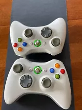 Official Microsoft Xbox360 wireless controllers - Identical Pair Tested Working