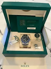 Rolex GMT-Master II 116710BLNR Batman Oyster Blue and Black Bezel New Complete!