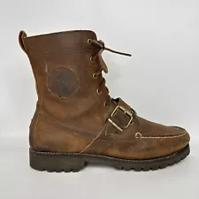 Polo Ralph Lauren Ranger Men 9.5 D Buckled Lace Up Boot