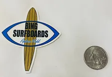 Bing Surfboards SURF STICKER Longboard! Rare!