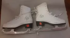 CCM Finesse Figure White Ice Skates Women's Size 5 Jamie Sale & David Pelletier