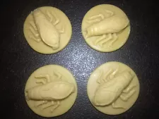 4x UNPAINTED GREEDY ROACH MINIATURE FIGURES for Mice and Mystics *FREE SHIPPING*