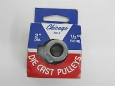 Chicago 200-A , 2" x 1/2" Die Cast V-Grooved Pulleys