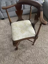 Antique Mahogany Continental Corner Chair SALE !