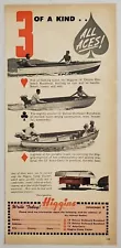 1947 Print Ad Higgins Boats & 2-Wheel Camp Tent Trailers New Orleans,Louisiana