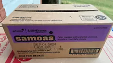 12 BOX CASE - Girl Scout Cookies Caramel Delites Chocolate Coconut Samoas 2024