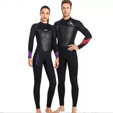 New Men Women 3mm Neoprene Diving Suit Jump Surf Free Dive Full Body Wetsuits