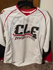 Lake Erie Monsters VIP jersey 08-09 Autograph Team Jersey