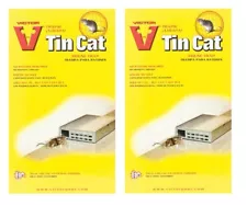 2 ~ Victor Tin Cat Mouse Trap Holds Up To 30 Mice For Use Anywhere Indoors 1 pk