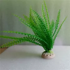 Aquarium Plant Bush Fish Tank Decoration Green Grass Plastic Artificial Silk