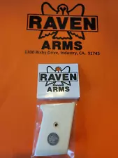 Raven / Phoenix Arms MP25, MP-25, P25, P-25 Ivory Smooth Grips (Sliding Safety)