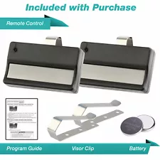 2 For 61LM LIFTMASTER SEARS garage door gate opener car visor remote 750CB 753CB