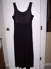 HOLY CLOTHING GOTHIC Embroidered Black Long Dress XL/1X BOHO WITCHY