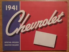 1941 Chevrolet sales literature .