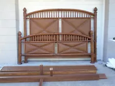 King Size Bed Bamboo West Indies Tommy Bahama STY East Tropical Island Rattan