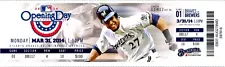 TICKET - Milwaukee Brewers vs Atlanta Braves March 31 2014 Game 1 Carlos Gomez