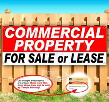 COMMERCIAL PROPERTY FOR SALE Advertising Vinyl Banner Flag Sign Many Sizes