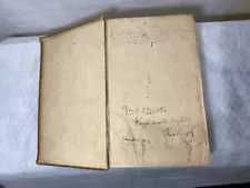 RARE MEDICAL DICTIONARY BOOK USED IN 1862 at CONFEDERATE HOSPITAL RALEIGH, NC